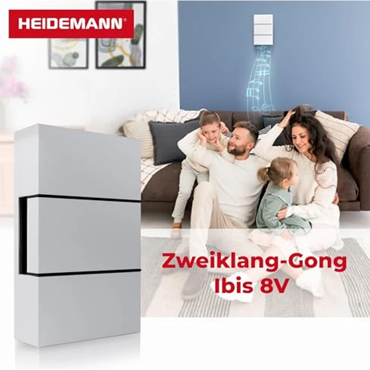 Heidemann Gong, weiß schwarz, HEIDEMANN – Bild 7