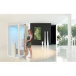 WELCON® Infrarotkabine Easytherm Solo, Sauna für eine Person, Nordic Espe Vollholz, 1390 Watt, Bluetooth Soundsystem