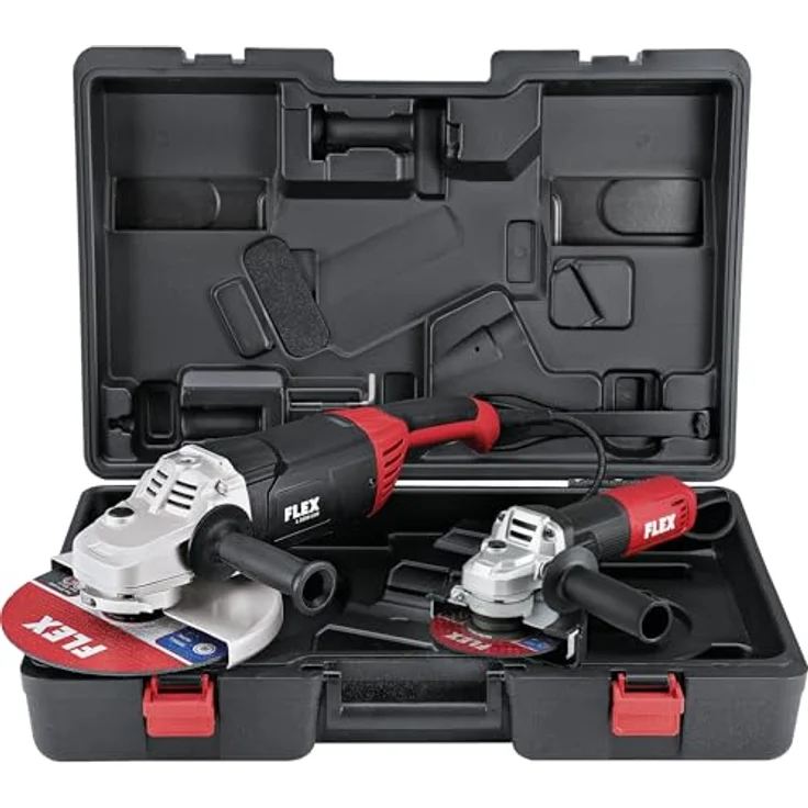 Flex-Tools Winkelschleifer SET 533121 L 2200 230 + L 850 125, 230mm 2200W & 125mm 850W im Koffer – Bild 1