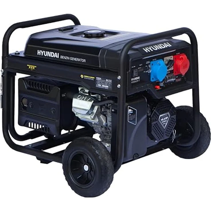 HYUNDAI Benzin Generator HY8500LEK-T / HY10100LEK-T, 7.7 kW, Elektrostart, 1 x 230V + 1 x 400V, 16.3 PS, luftgekühlt – Bild 6