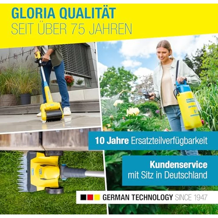 Gloria Haus und Garten EasySweep 18V Akku Kehrmaschine, 40 cm Arbeitsbreite, vielseitig für Innen- und Außenbereiche – Bild 8