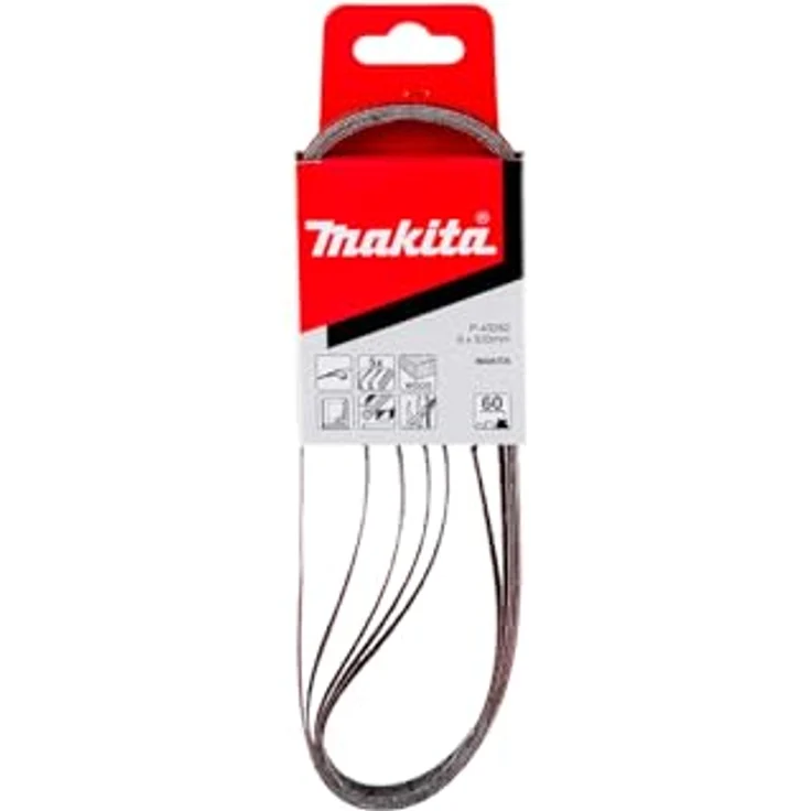 MAKITA Schleifband 9 x 533 mm Korn 60 (5 St) – Bild 4