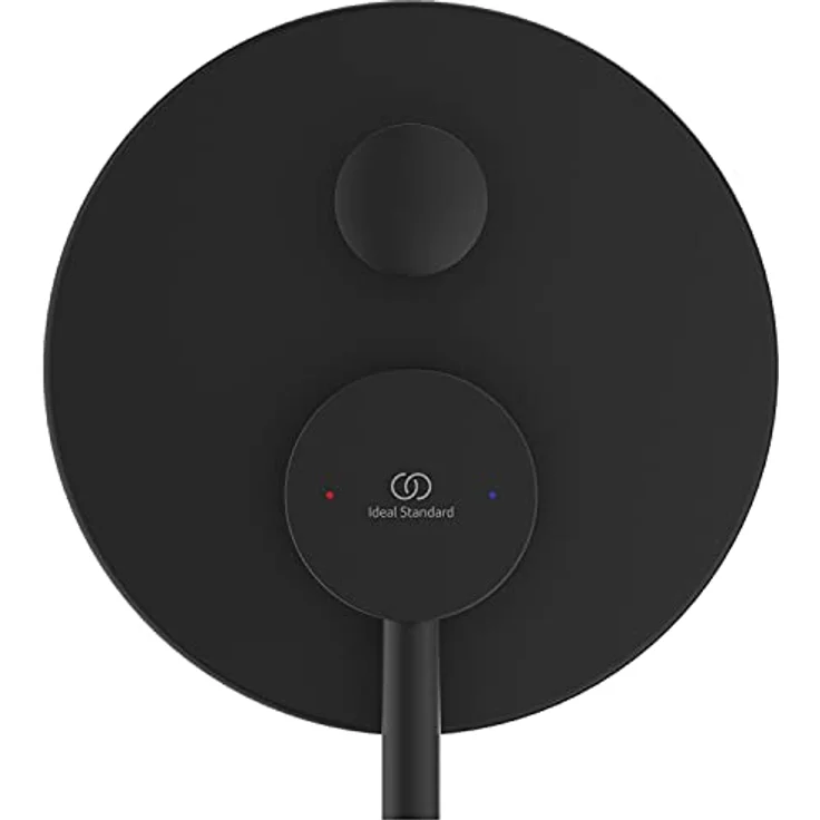 Ideal Standard Ceraline UP-Badewannenarmatur, Schwarz Matt, Rund, mit Click-Kartusche und Heißwassertemperaturbegrenzer – Bild 2