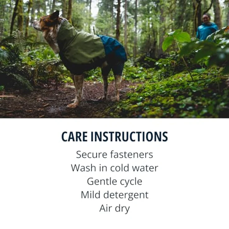 RUFFWEAR Sun Shower Overall Midnight Blue XXS, wasser- und winddicht mit reflektierenden Akzenten – Bild 5