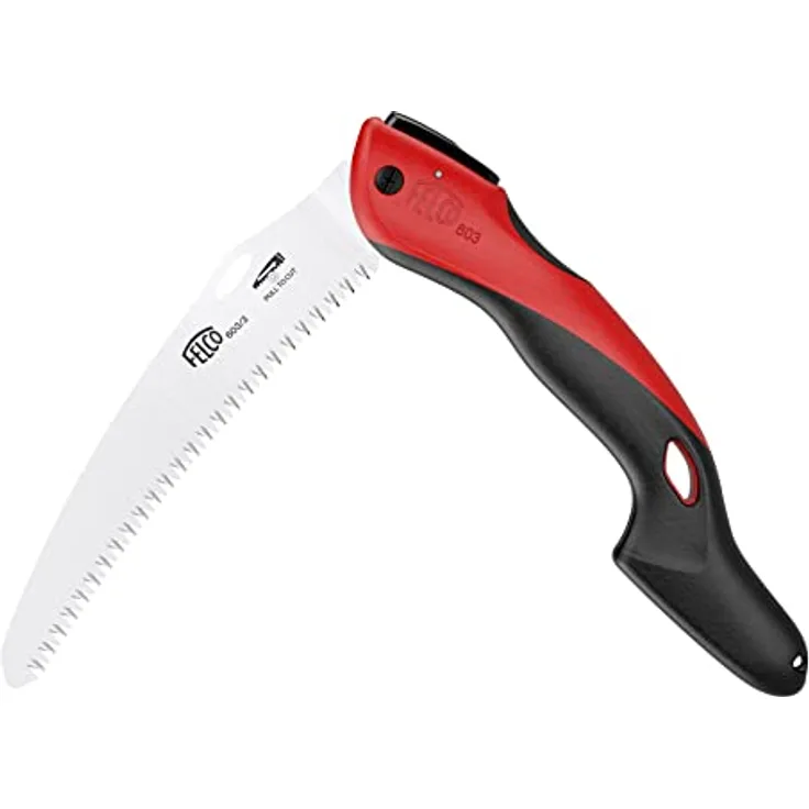 Felco Handsäge 603, klappbare Säge mit optimierten Zähnen für Weinbau, Landschaftsbau und Baumpflege, Soft-Touch-Griff