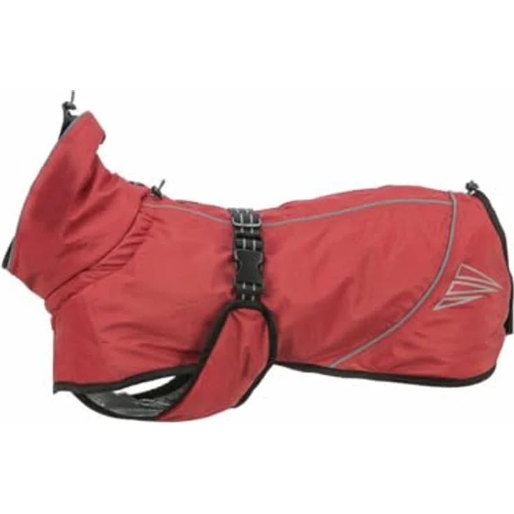 Trixie Hondenjas Winter Explore Thermo, Hundemantel für mittelgroße Hunde, rot, 55 cm – Bild 1