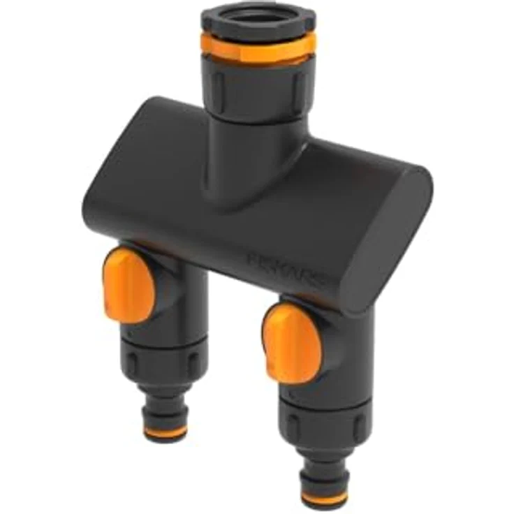 Fiskars Comfort 2-Wege-Ventil, mit On/Off-Funktion für 2 Schläuche, für Wasserhahn Ø 21 mm (G 1/2"), Ø 26,5 mm (G 3/4") und Ø 33,3 mm (G 1") – Bild 8