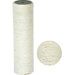 nanook Kratzbaum Ersatzstamm Sisalstamm - Durchmesser 11 cm Ø für Gewinde M8 - Länge 60 cm, passend für Serien Sigurd + Noblesse