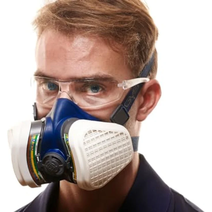 GVS Filter Technology Elipse SPR491 Atemschutz-Halbmaske, ABEK1P3, Mittel/Groß, Blau – Bild 3