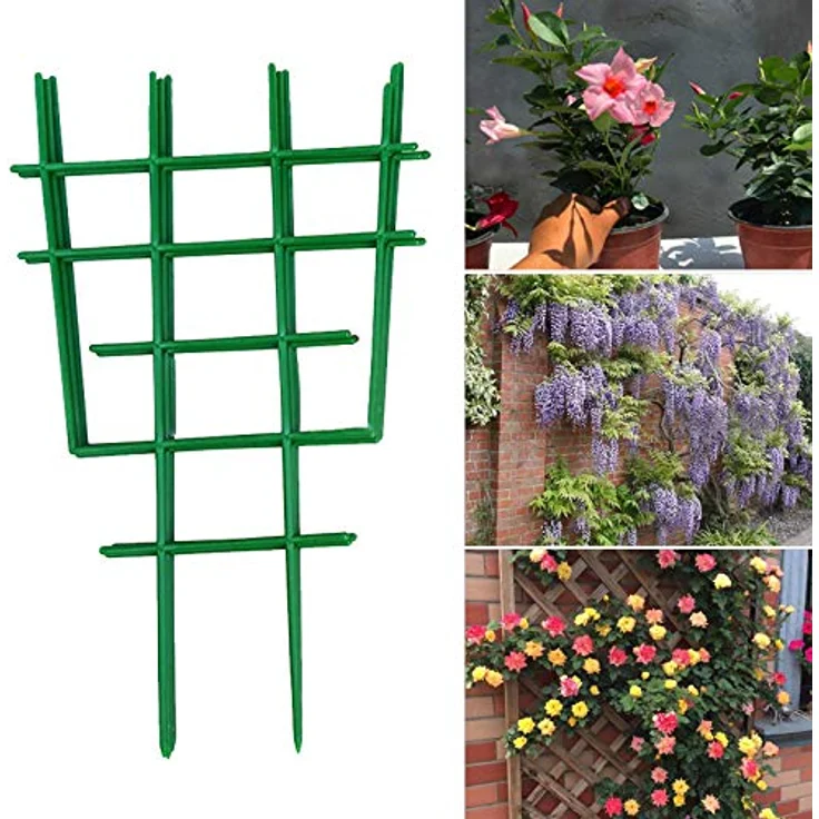 vittoria OhhGo 10er Set Blumenständer, Rankhilfe aus robustem Kunststoff, wetterfest und korrosionsbeständig – Bild 5