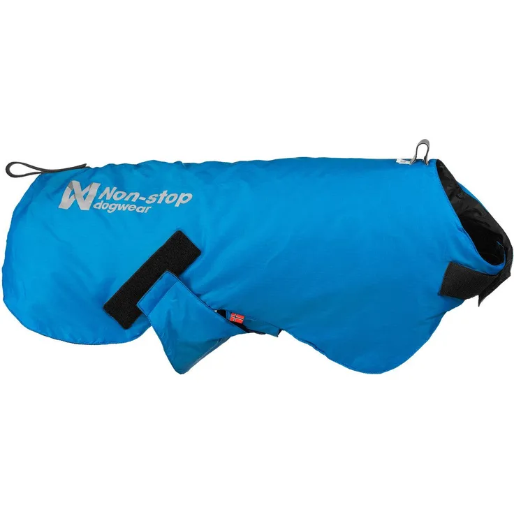 Non-stop dogwear Hundemantel Blest Jacket blau, Leichter Rennmantel mit PrimaLoft Isolierung und windbeständiger Schale