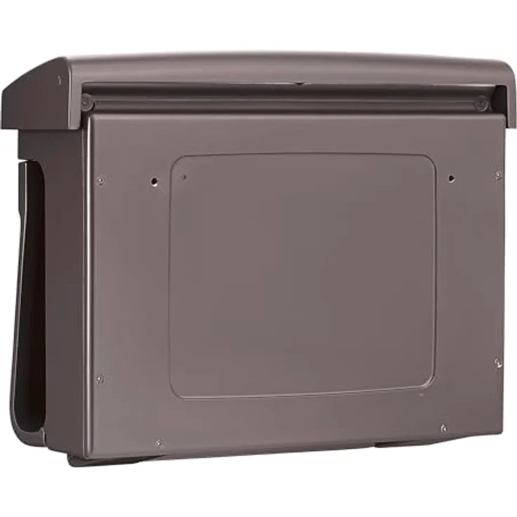 BURG-WÄCHTER Briefkasten in Matt-Optik, A4 Einwurf-Format, Kunststoff, Bremen 885 BR, Braun – Bild 5