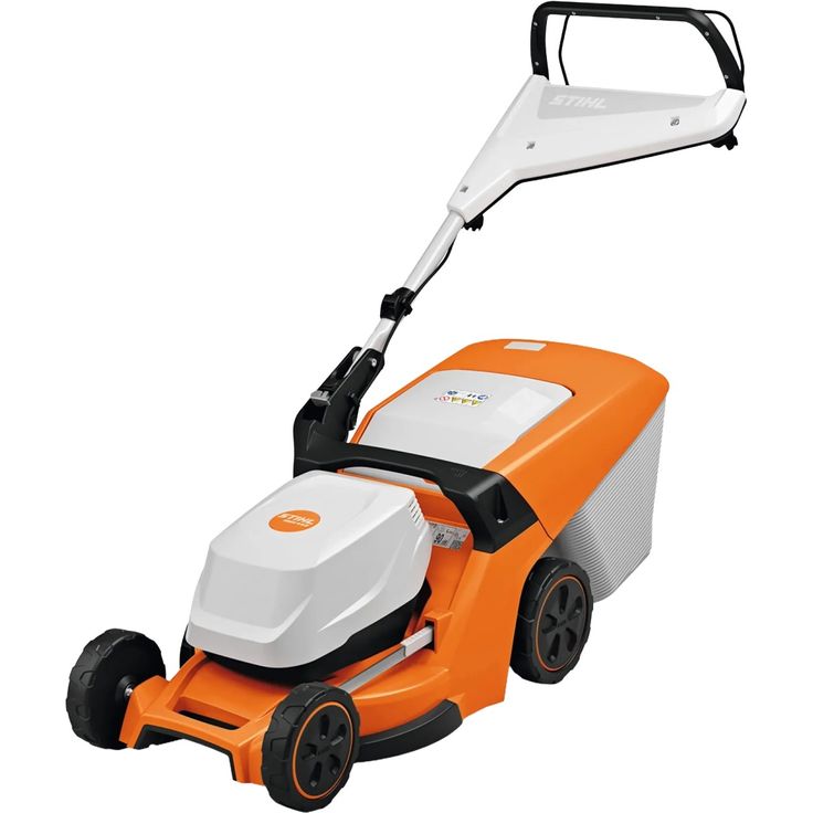 Stihl Akku-Rasenmäher RMA 443, 41 cm Schnittbreite, geräuscharm, orange-grau
