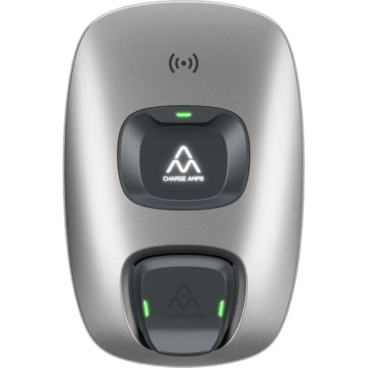 Charge Amps Dawn 22 kW Wallbox, Elektroauto Ladestation mit Typ 2-Anschluss und mobiler Datenverbindung, 32 A