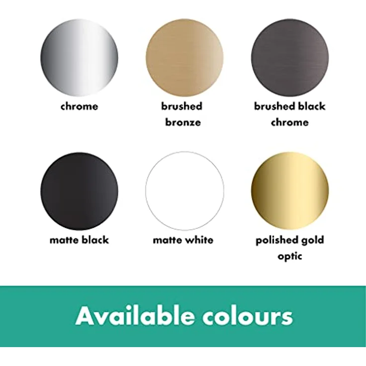 hansgrohe Möbelgriff HG Haltestange AddStoris 348mm brushed bronze, Metall, Wandmontage, Bohrabstand 327 mm – Bild 3