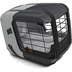 4pets Caree - Autotransportbox für Hunde (Cool Grey)