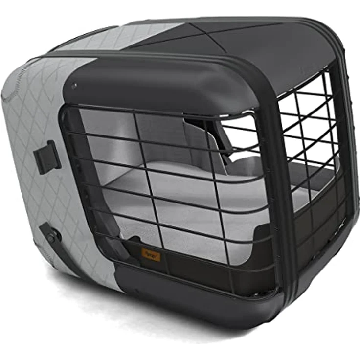 4pets Caree - Autotransportbox für Hunde (Cool Grey) – Bild 1
