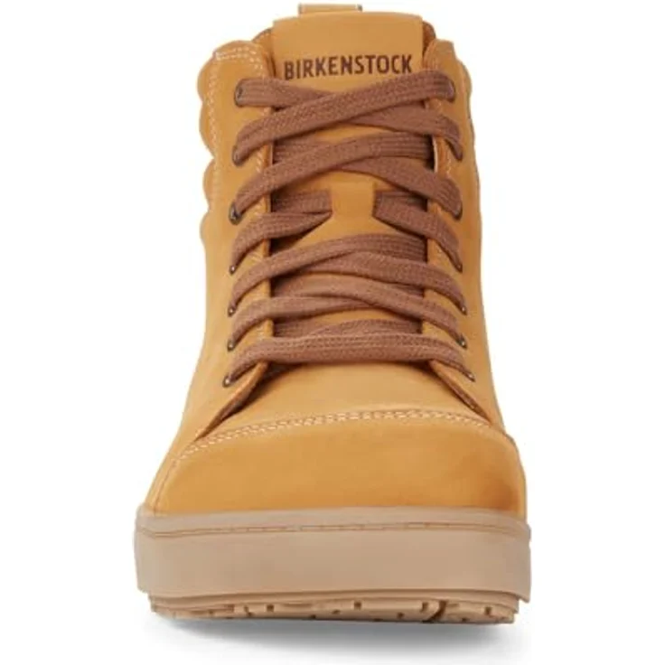 Birkenstock QS 700 Sicherheitsschnürschuh S3, Camel, aus Leder mit Stahlkappe und rutschfester Nitrilkautschuksohle – Bild 4