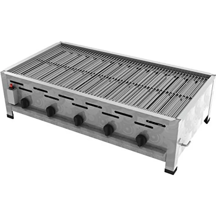 ChattenGlut Gasgrill Gastrobräter 18kW mit Rost, Edelstahl, Piezozündung, Hessen Germany hergestellt