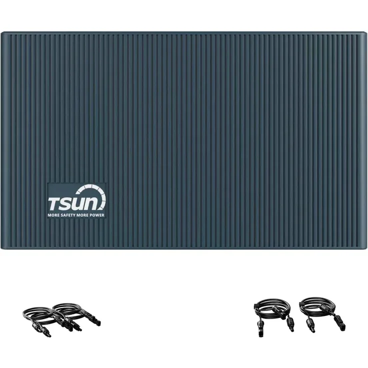 TSUN DCU2000Lite Balkonkraftwerk, 2 kWh Solarspeicher mit 2400 W PV-Eingang, Dual MPPT, Plug & Play, IP65