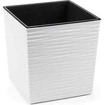 Siena Garden Pflanzgefäß Biron weiß Kunststoff 40 cm