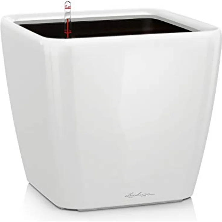 LECHUZA QUADRO Premium LS 28 weiß hochglanz 16140 - Preisvergleich – Bild 1
