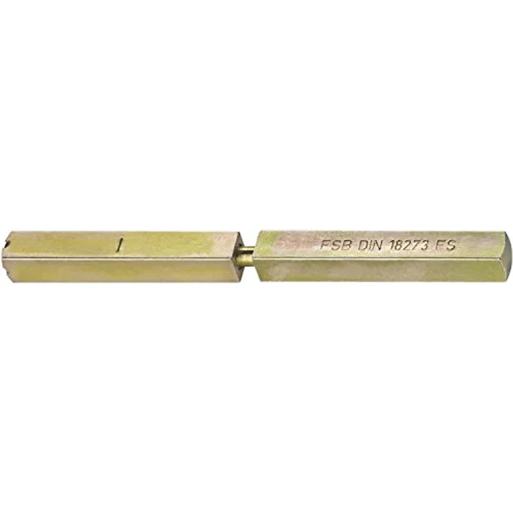 Spezialstift 05 0125 geteilt, LI 52 xLA 57mm, VK 9 mm, Stahl gelb passiviert ; 1 Stück – Bild 1