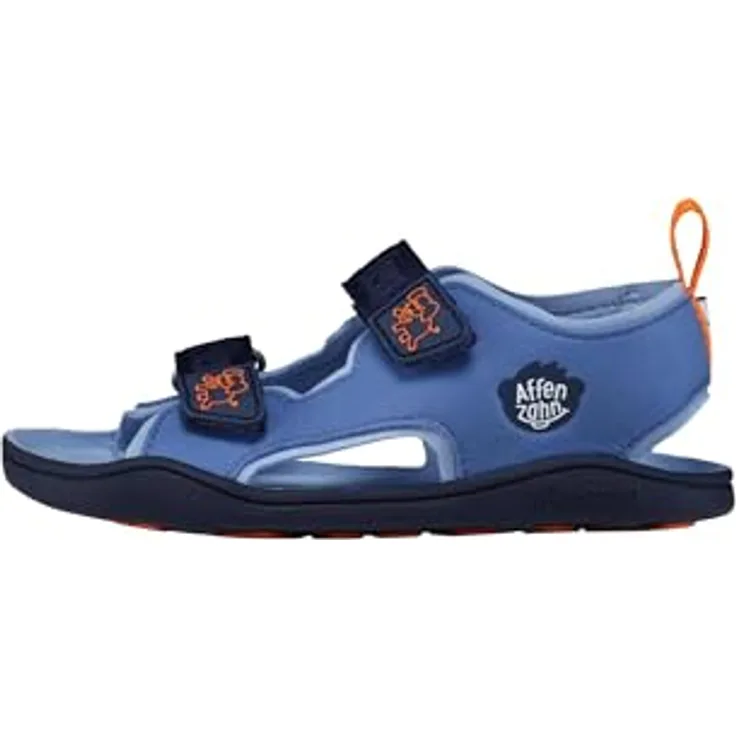 Affenzahn AIRY Elefant, Unisex Sandalen, Sicherheitssandalen mit Barfußsohlen, Blau, Größe 26