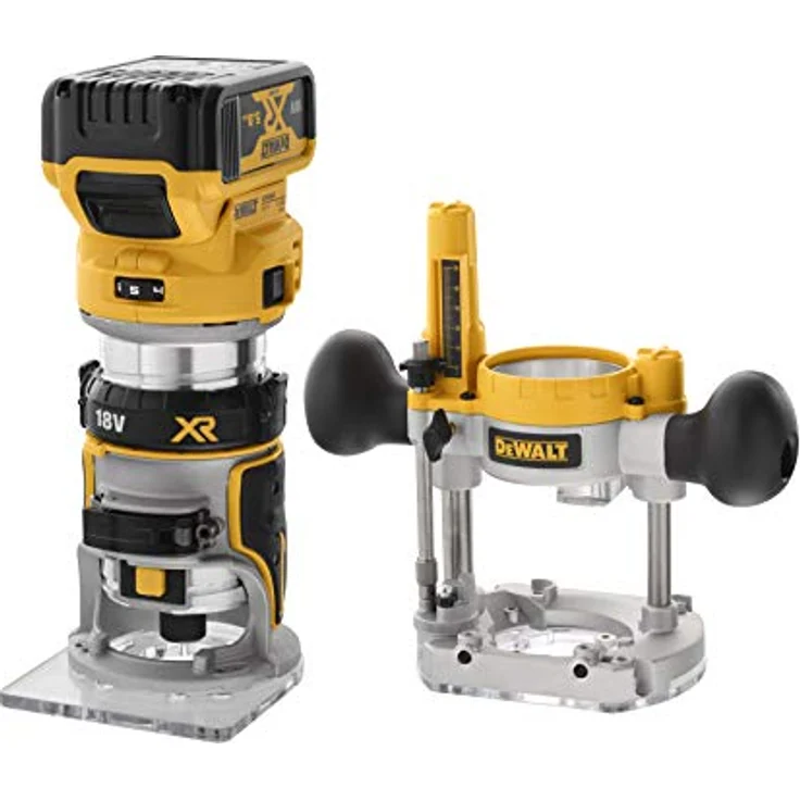 DeWalt DCW 604 P2 Akku Kombifräse 18V 55 mm + 2x Akku 5,0Ah + Ladegerät + TSTAK – Bild 4