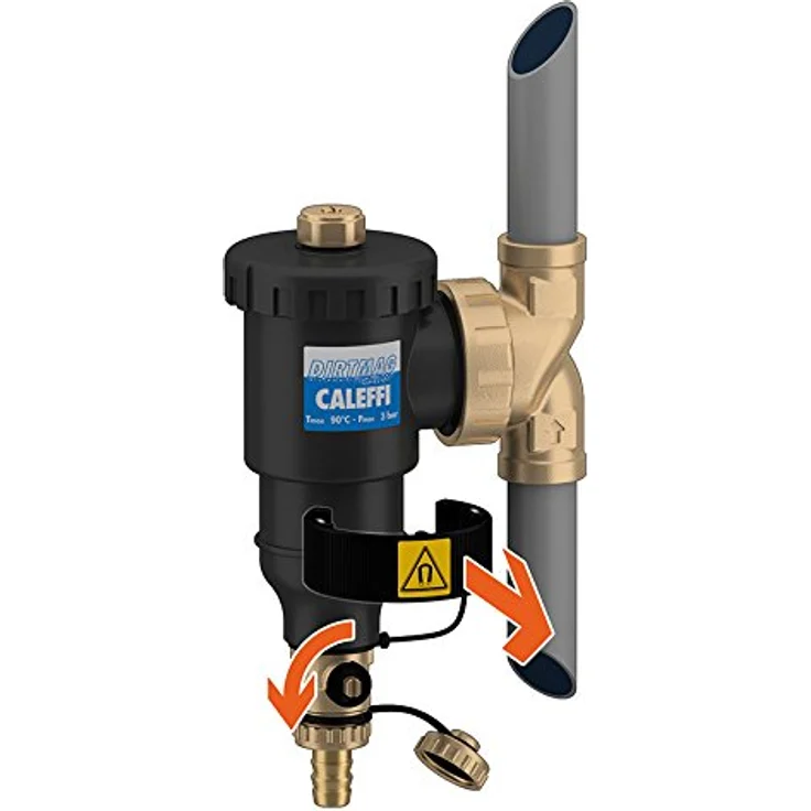 Caleffi Schlammabscheider Dirtmag mit Magnet, aus Technopolymer 3-4 545305 Bewässerungszubehör – Bild 4