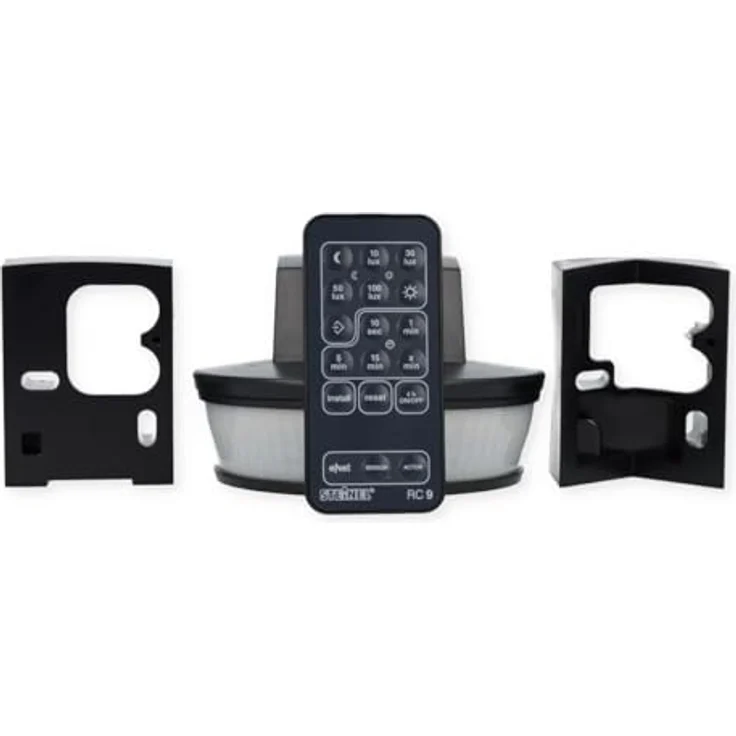 Steinel Bewegungsmelder sensIQ S schwarz, 2000 W, 300°|20 m Sensor, in 3 Richtungen einstellbar, Unterkriechschutz – Bild 3