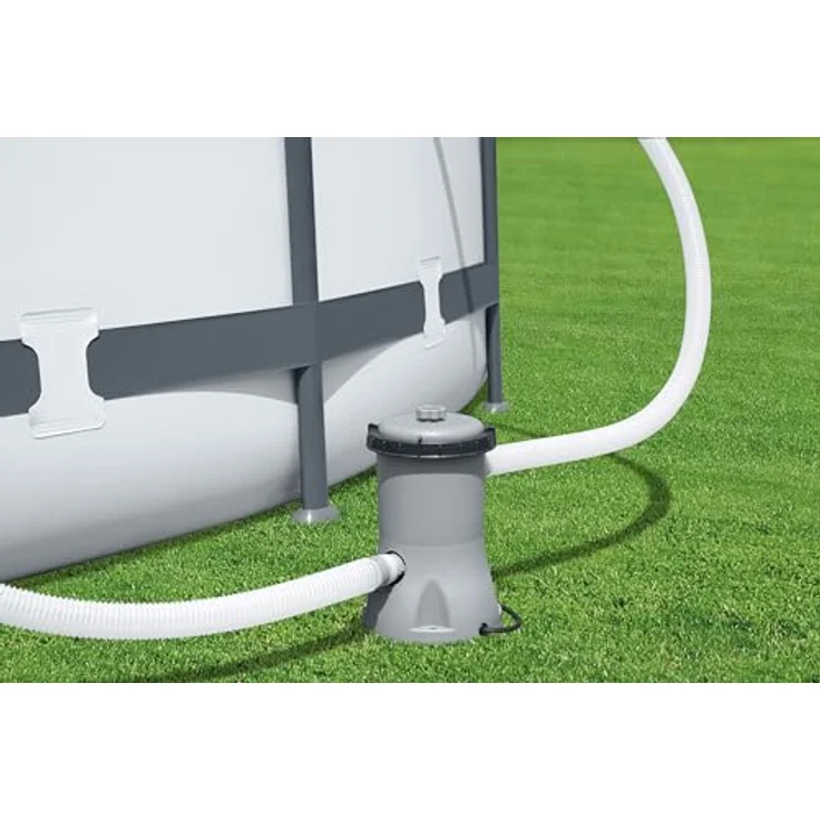 Bestway Flowclear Poolpumpe 2006L/h, Filtertyp II mit Zubehör zur Wasserreinigung – Bild 2