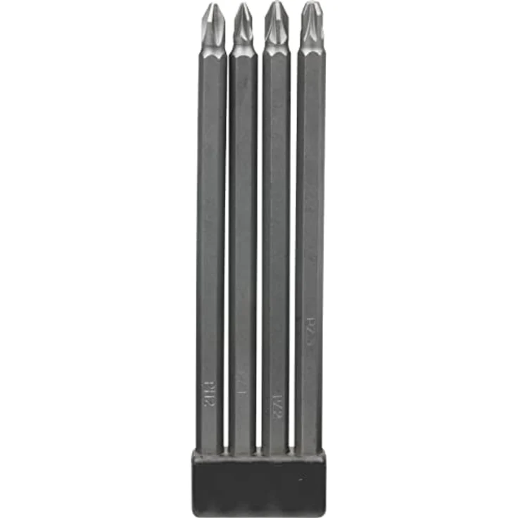 kwb Bit-Set – 4-tlg. 150 mm, Extra lang 1-4 Zoll nach ISO 1173 E 6.3 – Bild 2