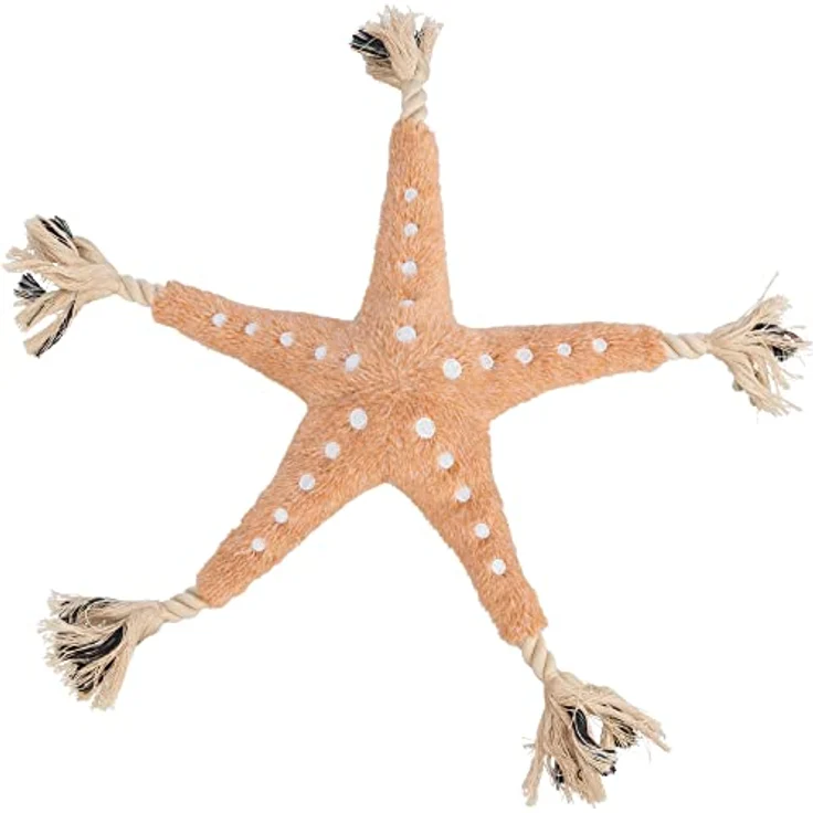 TRIXIE BE Nordic Hundespielzeug, Kuscheltier, geräuschloser Seestern Jane aus Plüsch/Tau - 36046 – Bild 1