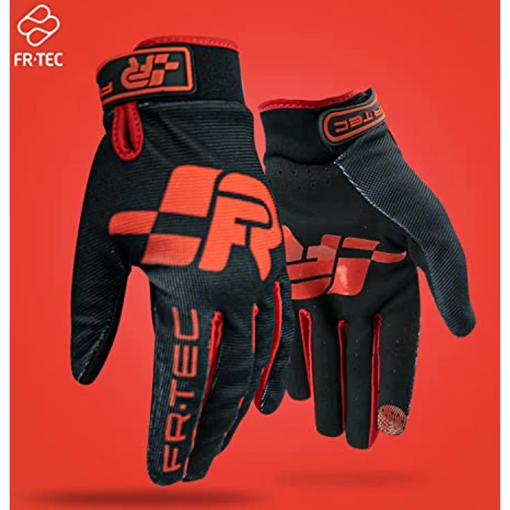FRTEC SimRacing Gloves, Arbeitshandschuhe mit exzellenter Griffigkeit und Touchscreen-Funktion, in 3 Farben (grau, schwarz, rot) – Bild 2