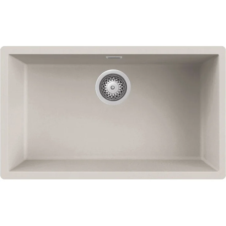 REGINOX Granitspüle Verona 70 Regi-Granite Elite, Unterbauspüle in Soft White, 74,8/448 cm, kratzfest und pflegeleicht