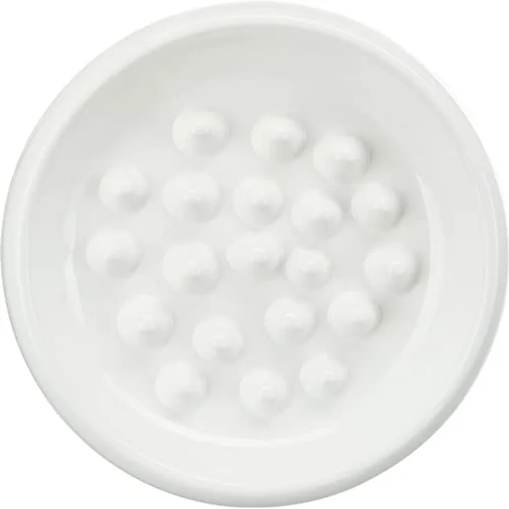 Trixie Slow Feed Futternapf, 0,25 l/ø 18 cm, weiß