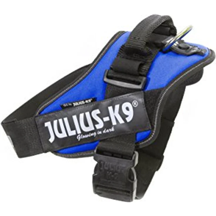 JULIUS K-9 IDC Powergeschirr, Größe: 3XL/4, Blau - Innenfutter, Bruchsichere Fixierungsschnalle, Nachtleuchtende Seitenbeschriftung – Bild 2