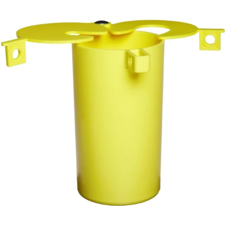 3-in-1-Überprüfungssystem für elektrische Steckdosen, 132,08 mm x 158,75 mm x 88,14 mm, Gelb