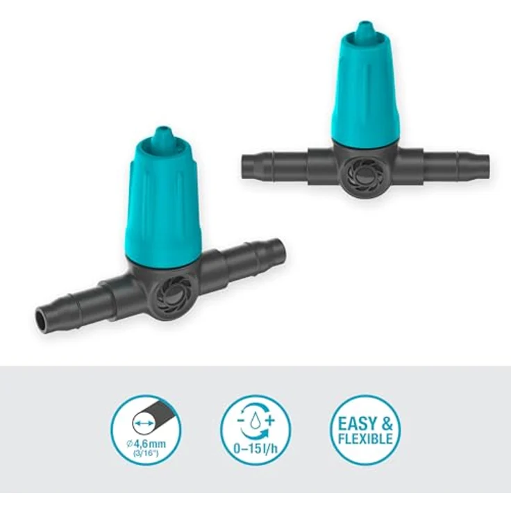 Micro-Drip-System Regulierbarer Reihentropfer 0-15l-h – Bild 3