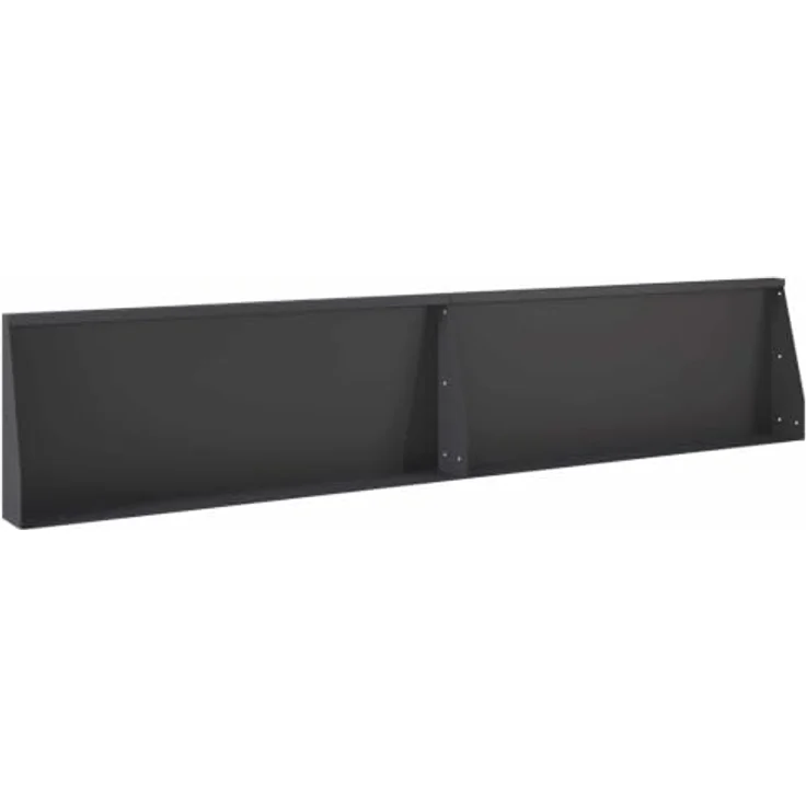 vidaXL Beetumrandung Stützmauer, modular und wetterbeständig, 6 Teile, Stahl schwarz, 200 x 100 x 50 cm – Bild 6