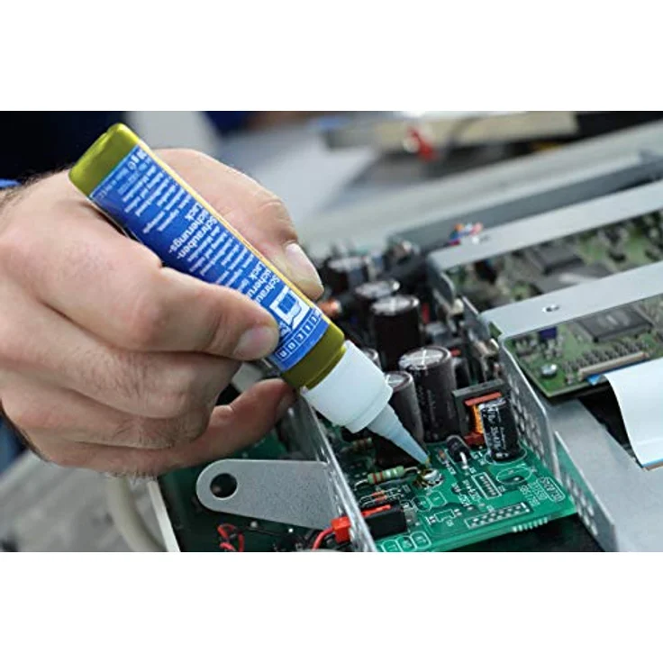 WEICON Schrauben-Sicherungslack, schnelltrocknender Kennzeichnungs- und Plombierlack, 30 g, Gelb – Bild 2