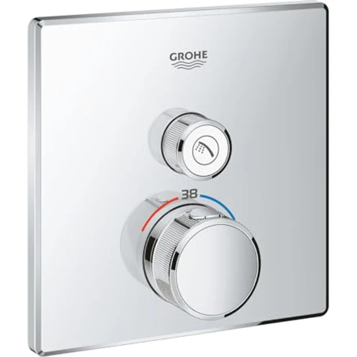 Grohe Badarmatur Grohtherm SmartControl Thermostat, Unterputz mit SmartControl Technologie, Chrom – Bild 2