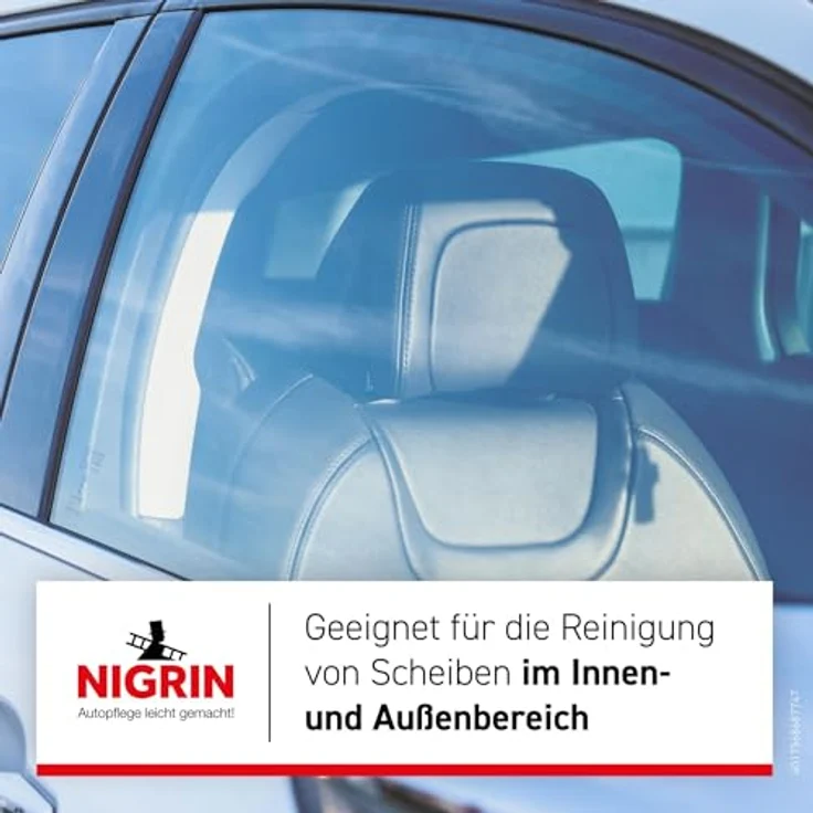 NIGRIN Performance Autoscheiben-Reinigungstücher, 30 Stück Spender-Box, streifenfrei und blendfrei für Innen- und Außenreinigung – Bild 4