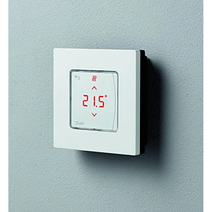 Danfoss 088u1015 Raumthermostat Aufputz mit Icon Display, digital, 230 V, für Fußbodenheizung, bis zu 5 Motoren, PWM Temperaturregelung, weiß – Bild 3