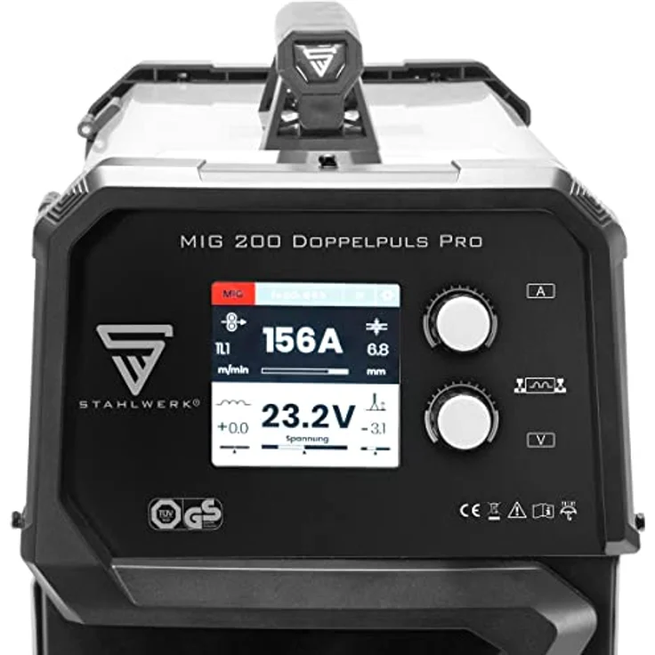 STAHLWERK MIG MAG 200 Doppelpuls Pro ST leistungsstarkes Schweißgerät mit Puls- sowie Doppelpuls-Funktion und 200 Ampere – Bild 5