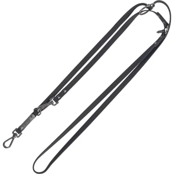 TRIXIE Hundeleine CityStyle S-M, 2,00 m/13 mm schwarz – Hochwertige PVC-Leine für Hunde, 3-Fach verstellbar – rutschfest, wasserabweisend & abwaschbar, 1971201 – Bild 1