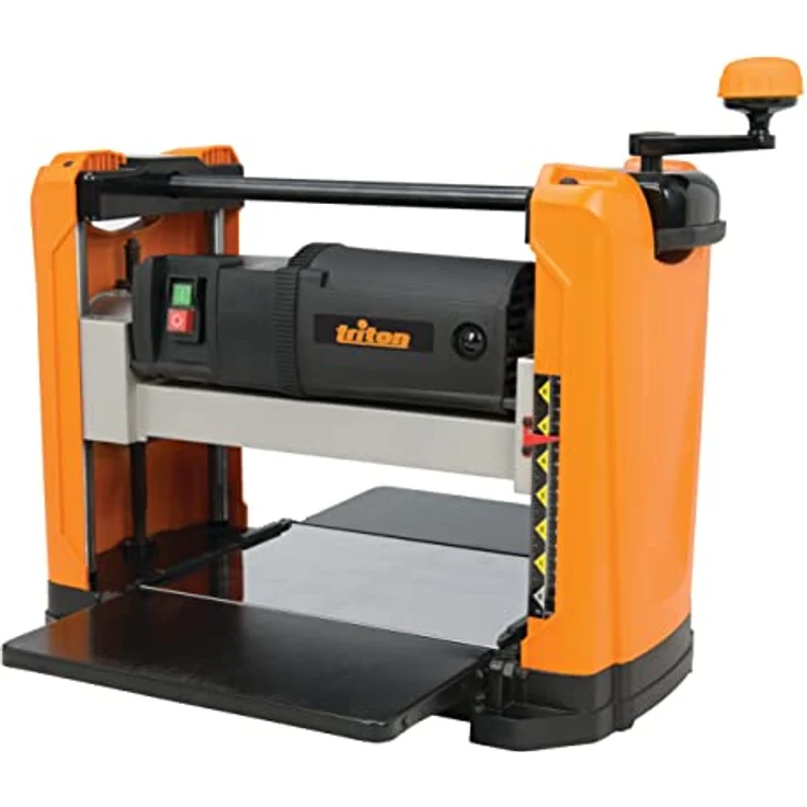 Triton TPT125 Dickenhobelmaschine, 1100 W mit 317 mm Hobelbreite, 17.500 Schnitte pro Minute, präzise Hobeltiefeneinstellungen bis 152 mm – Bild 1