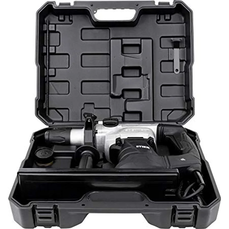 STIER Bohrhammer SHB-L-4100, 1500 W, 12 J, 4100 Schläge/Min, SDS-Max, inkl. Zubehör für Meißel- und Abbrucharbeiten – Bild 3