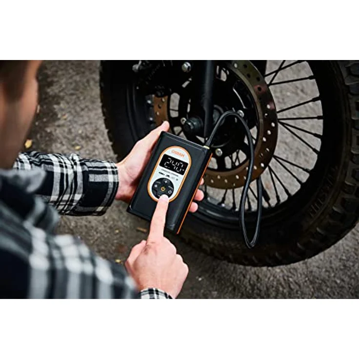OSRAM TYREinflate 4000, Kabelloser Reifenfüller mit Li-Ion-Akku, LED-Beleuchtung – Bild 12